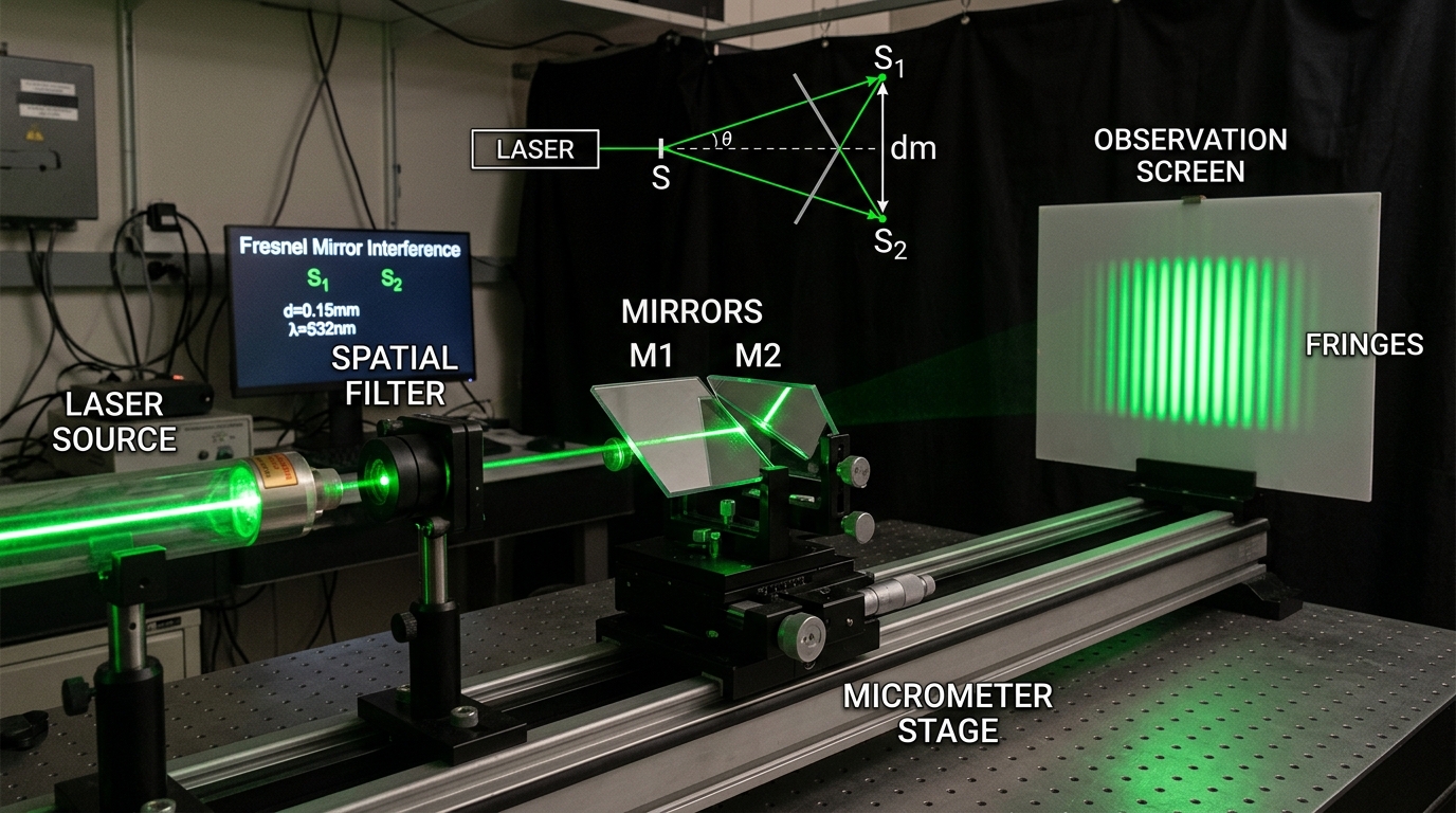 Miroirs de Fresnel & Interférences
