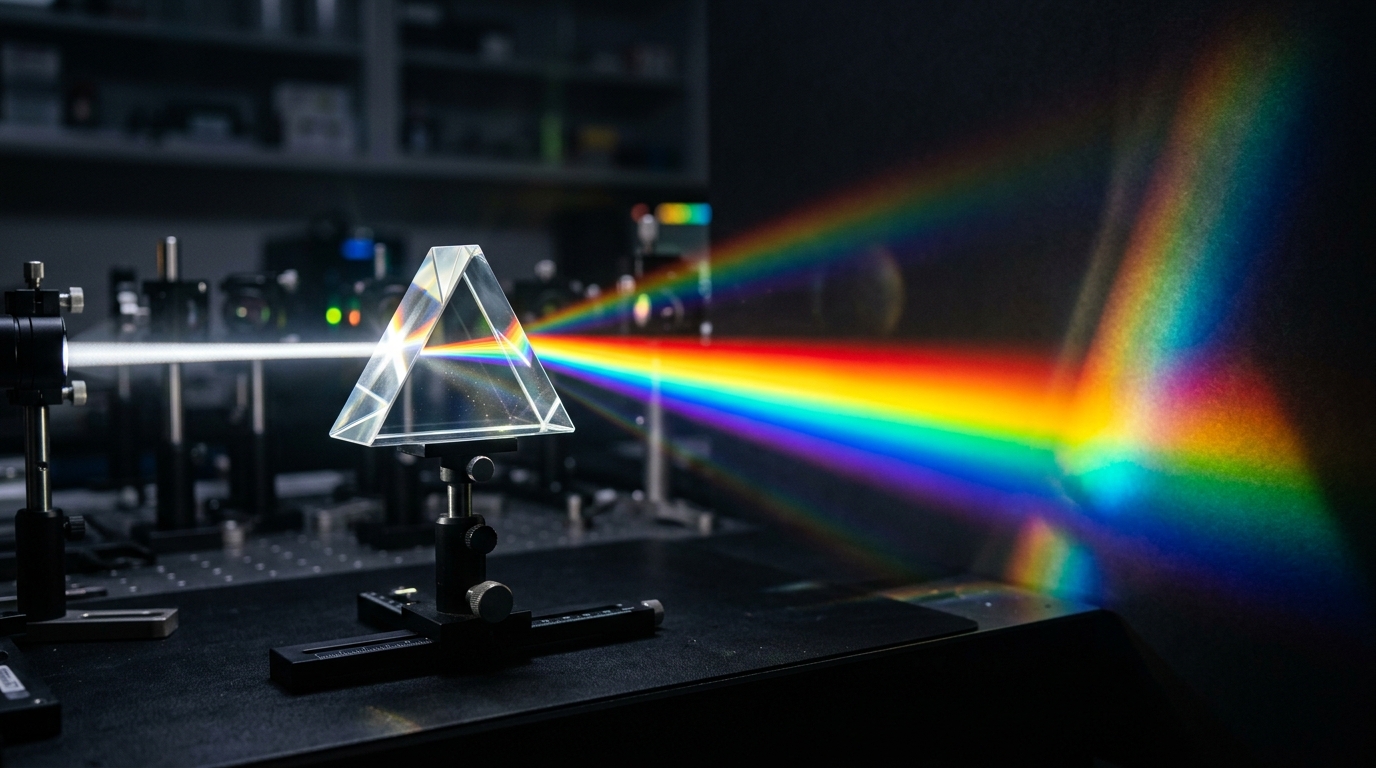 Prisme Optique & Dispersion de la Lumière